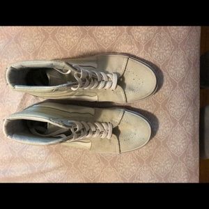 Lime green high top vans